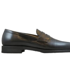 Mocassim de Travessão em Pele Preta 1