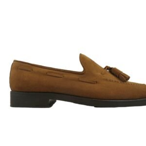 Mocassim de Berloque em Camurça Chestnut